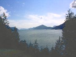 Nice view on the Sea to Sky highway southbound